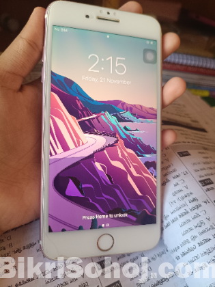 Iphone 7plus pink rose